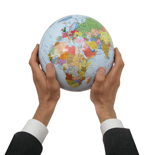 hands-globe